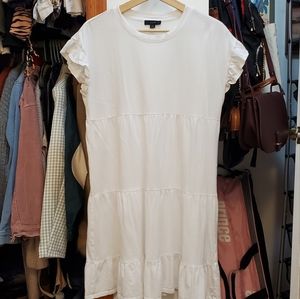 Jcrew tiered shirt dress